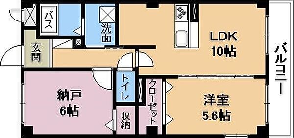 マジコール　コーポ ｜滋賀県大津市見世1丁目(賃貸マンション1SLDK・3階・51.87㎡)の写真 その2