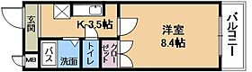 滋賀県草津市野路東4丁目（賃貸マンション1K・2階・26.70㎡） その2