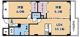 Vento・Luce  ｜ 滋賀県大津市湖城が丘（賃貸マンション2LDK・3階・52.49㎡） その2