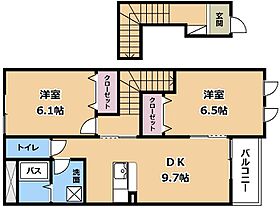 エバーブライト  ｜ 滋賀県大津市本宮2丁目（賃貸アパート2DK・2階・56.31㎡） その2