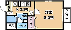 D-room石山AWAZU　A棟  ｜ 滋賀県大津市杉浦町（賃貸アパート1K・2階・26.71㎡） その2