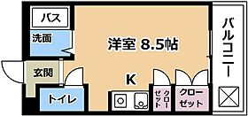 グランドハイツ柴原　C棟  ｜ 滋賀県大津市芝原一丁目（賃貸アパート1R・1階・20.52㎡） その2