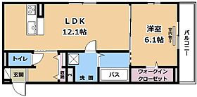 アルタ西渋川ビュー  ｜ 滋賀県草津市西渋川1丁目（賃貸アパート1LDK・3階・46.02㎡） その2