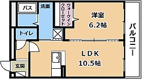 ハートフル　エトワール  ｜ 滋賀県栗東市坊袋（賃貸マンション1LDK・1階・40.98㎡） その2