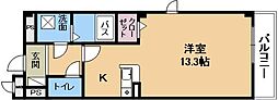 ブリリアント・テラス ワンルームの間取図画像