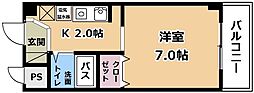 エラン・ビタール 1Kの間取図画像