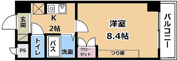 グリーンロード山手 ｜滋賀県草津市岡本町(賃貸マンション1K・4階・23.32㎡)の写真 その2