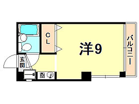 ルミエール苦楽園  ｜ 兵庫県西宮市石刎町（賃貸マンション1K・3階・25.00㎡） その2