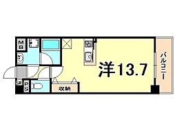 メゾンエクセレント ワンルームの間取図画像