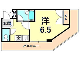 アベニュー曙  ｜ 兵庫県西宮市今津曙町（賃貸マンション1K・4階・22.50㎡） その2