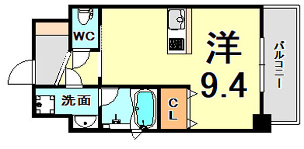 ALBA甲子園口 ｜兵庫県西宮市甲子園口３丁目(賃貸マンション1R・7階・25.74㎡)の写真 その2