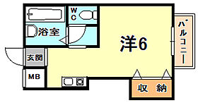 アクシス北青木  ｜ 兵庫県神戸市東灘区北青木４丁目（賃貸アパート1R・2階・23.33㎡） その2