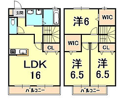 フレッツァ西宮堤町  ｜ 兵庫県西宮市堤町（賃貸テラスハウス3LDK・--・90.11㎡） その2