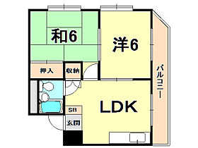 ドルミグランリオ  ｜ 兵庫県西宮市松原町（賃貸マンション2LDK・3階・39.00㎡） その2