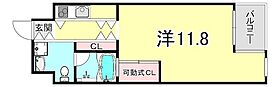 EW  ｜ 兵庫県神戸市東灘区魚崎北町５丁目（賃貸マンション1R・4階・29.07㎡） その2