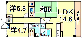 ストリームサイド甲子園  ｜ 兵庫県西宮市甲子園口２丁目（賃貸マンション3LDK・4階・69.00㎡） その2