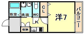 ダイワール甲東園  ｜ 兵庫県西宮市甲東園１丁目（賃貸マンション1K・1階・26.58㎡） その2