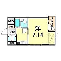 夙川羽衣町パークハイムII  ｜ 兵庫県西宮市羽衣町（賃貸マンション1R・3階・21.13㎡） その2