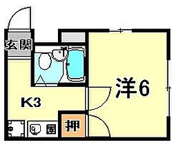 クォート北町  ｜ 兵庫県神戸市東灘区本山北町２丁目（賃貸アパート1R・1階・19.17㎡） その2