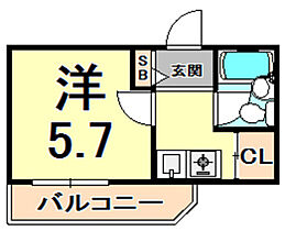 ステラハウス4－900  ｜ 兵庫県西宮市門前町（賃貸アパート1K・1階・18.00㎡） その2