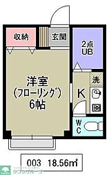 間取図画像 1K