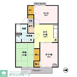 セジュールソフィア5 3DKの間取図画像