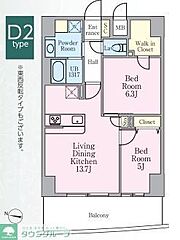 物件の間取り