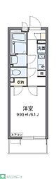 クレイノBonheur 1Kの間取図画像