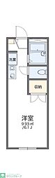 レオパレスパレスフィオーレ2 1Kの間取図画像