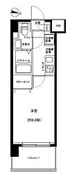 グランフォース西川口 1Kの間取図画像
