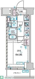 GENOVIA 南鳩ヶ谷 1Kの間取図画像