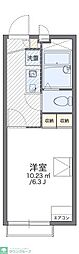 レオパレスエクレール 1Kの間取図画像