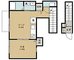 FineForest大宮 1LDKの間取図画像