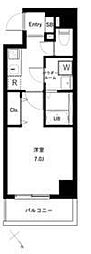 アーバンパーク北浦和 1Kの間取図画像