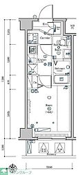 S-FORT川口並木 1Kの間取図画像