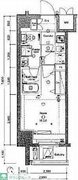 レアライゼ西川口 1Kの間取図画像