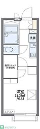 レオパレスサントリーニ 1Kの間取図画像