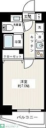 マキシヴ西川口AZ 1Kの間取図画像