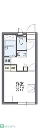 レオパレスインテル 1Kの間取図画像