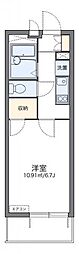 レオパレスグランシャリオ 1Kの間取図画像