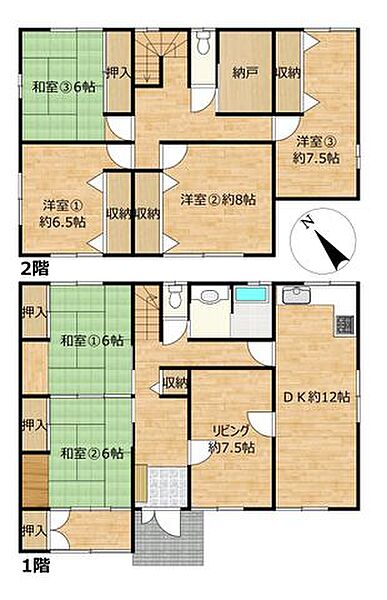 間取りを拡大表示