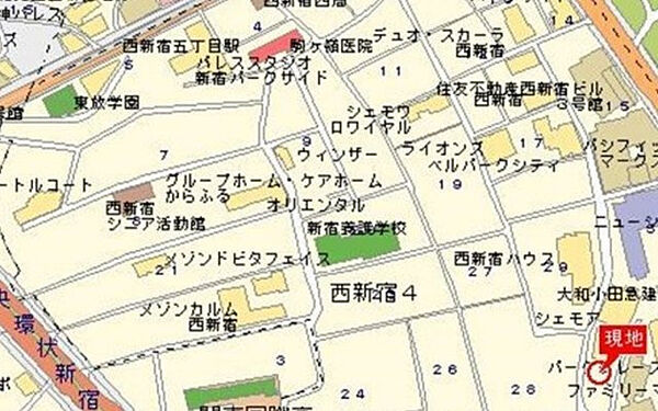 プレール・ドゥーク西新宿 ｜東京都新宿区西新宿4丁目(賃貸マンション1K・2階・22.11㎡)の写真 その8