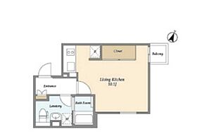 LAPiS代々木  ｜ 東京都渋谷区代々木1丁目26-5（賃貸マンション1R・4階・25.25㎡） その2