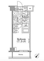 ONE ROOF FLAT TSUKISHIMA 608 ｜ 東京都中央区月島4丁目8-15（賃貸マンション1K・6階・25.02㎡） その2