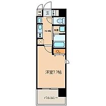 愛知県名古屋市北区黒川本通１丁目（賃貸アパート1K・8階・24.75㎡） その2