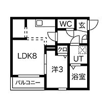 愛知県名古屋市南区豊１丁目（賃貸アパート1LDK・1階・29.04㎡） その2