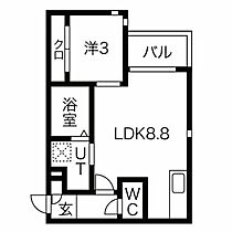 愛知県名古屋市東区百人町（賃貸アパート1LDK・2階・29.88㎡） その2