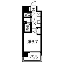 愛知県名古屋市中区橘１丁目（賃貸マンション1K・10階・24.02㎡） その2