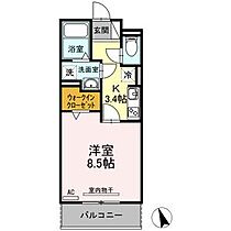 愛知県名古屋市中村区太閤１丁目（賃貸アパート1K・3階・29.64㎡） その2