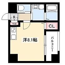 愛知県名古屋市中区松原１丁目（賃貸マンション1R・4階・24.30㎡） その2